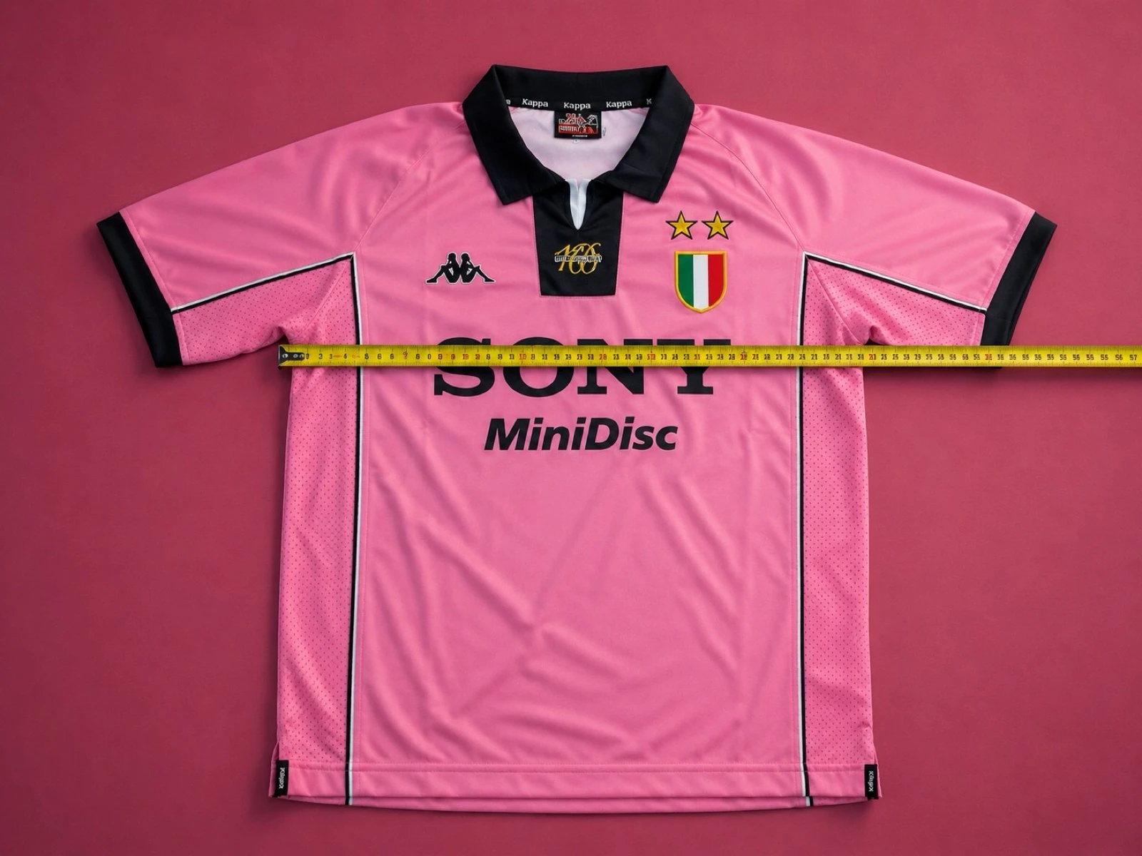 T-shirt Juventus x Zinedine Zidane 21 - Rose Sony MiniDisc 1997/98 - Kappa - Taille S - Neuf avec étiquettes – photo 6